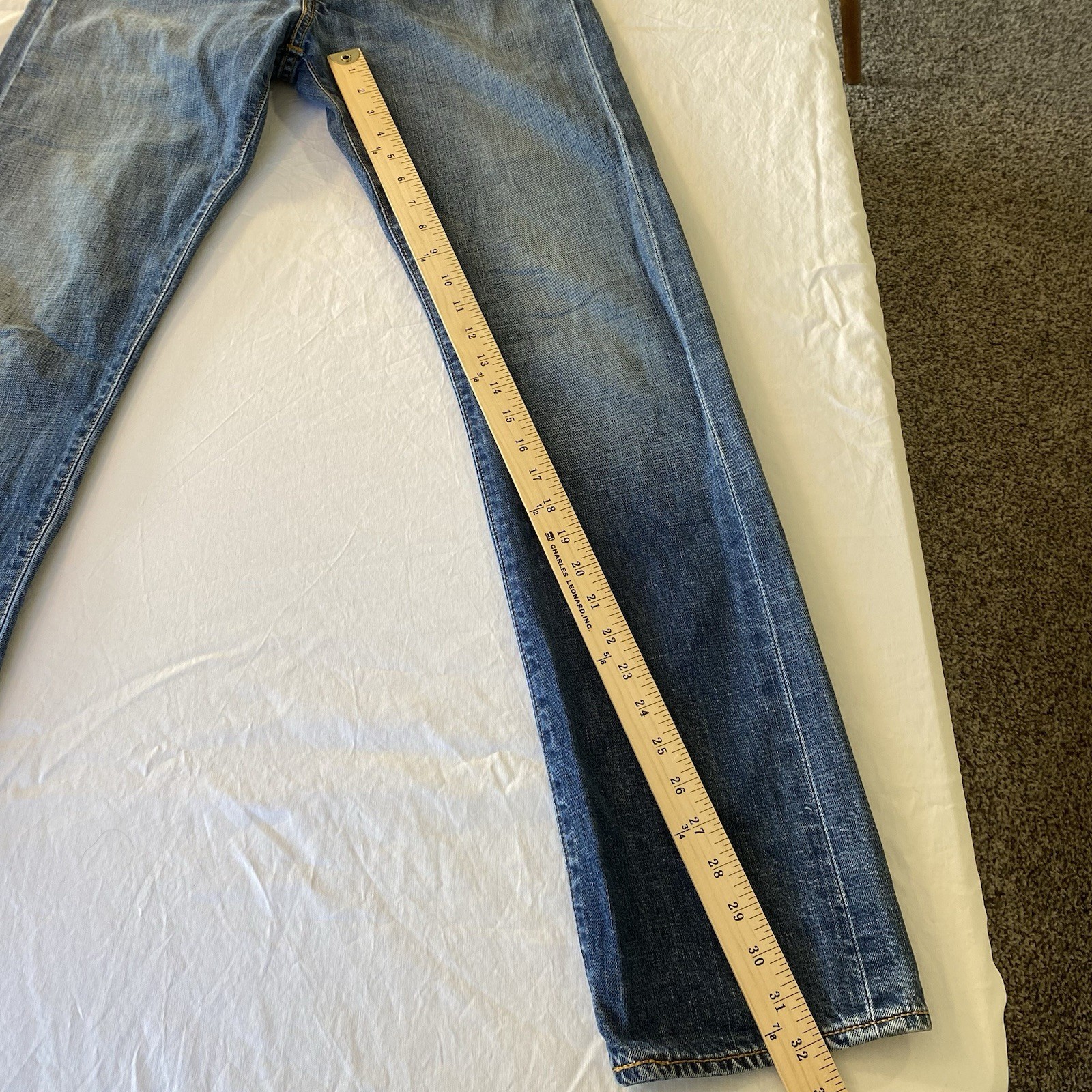 Levi Strauss 504 Blue Jeans 31x34 thumbnail 5