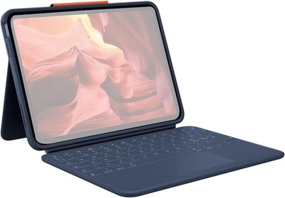 Logitech 920-011130 Rugged Combo 4 Touch for iPad (10th gen) - Keyboard and F...
