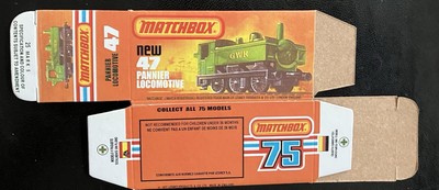 Matchbox Superfast #47 Painter Locomotive '77-'82 Type L Repro Box