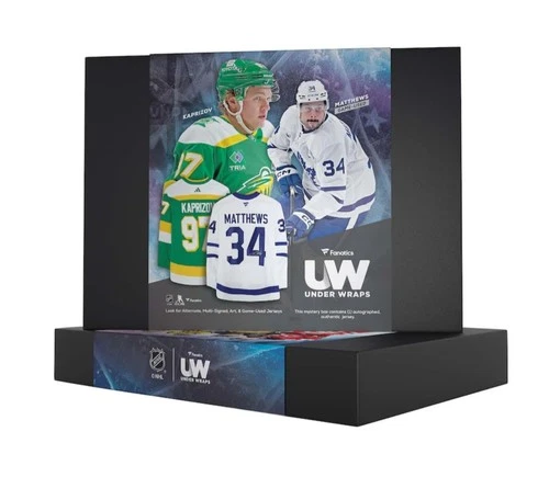 Ovechkin?  2025 NHL Under Wraps Signed Licensed Authentic Jersey Mystery Box!