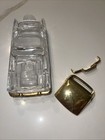 Franklin Mint 1956 Ford Thunderbird Crystal 24 Karat Gold Model Car  1:24 — photo 1