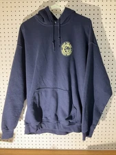 Piggly Wiggly Shop The Pig Navy Blue Hooded Sweatshirt Size Large Wisconsin