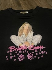 Vintage Britney Spears Crop Top Sweater Baby One More Time 1999 Tour M BNWT