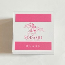 JRA Sodashi Whiskey Rock Glass Horse Racing Trophy Style Collectible Japan New