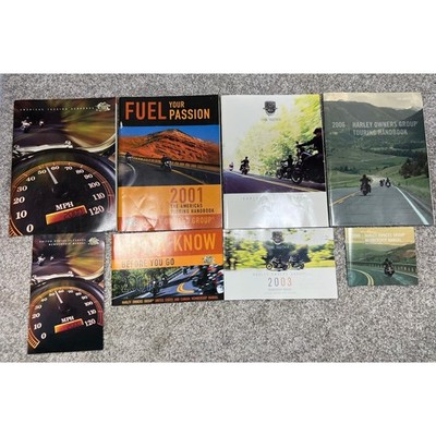 Lot Harley Owners Group Touring Handbooks Membership Manuals '00, '01, '03, '06