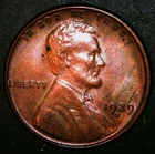 1929-S Lincoln Wheat Cent / Penny - MS / Unc - Woody / Wood Grain-Free Shipping!
