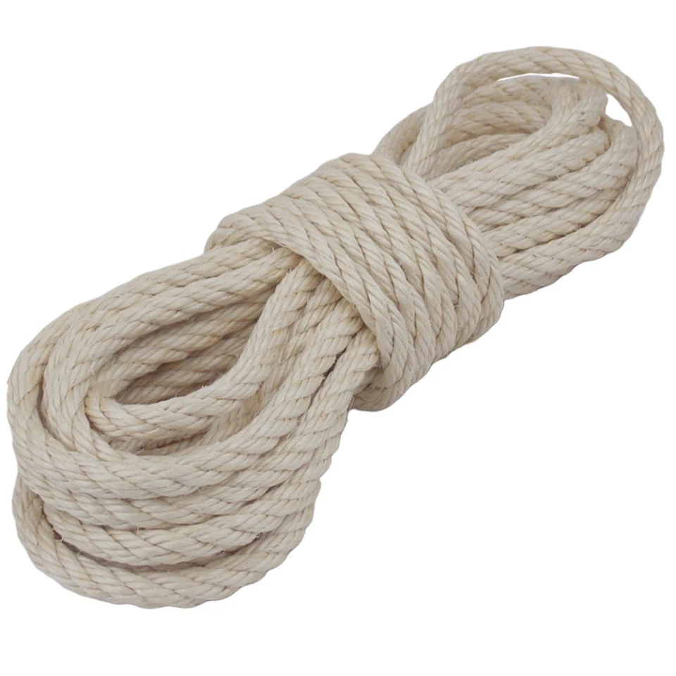 Sisalseil Sisal Seil 6mm-12mm 10-220m Naturseil DIY Kratzbaum von Ropes and More - Bild 3 von 4