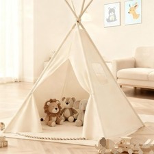 Tipi Zelt Kinder Spielzelt Baumwolle Kinderzelt Drau&szlig;en Indianerzelt f&uuml;r Str&auml;nde