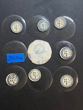 LOT OF 9 GLASS POCKET WATCH CRYSTALS SIZE 15 REPLACEMENT PARTS