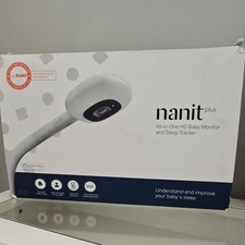 Nanit Plus HD Baby Monitor  Sleep Tracker, Wi-Fi, Alexa, Infrared, 2-Way Audio