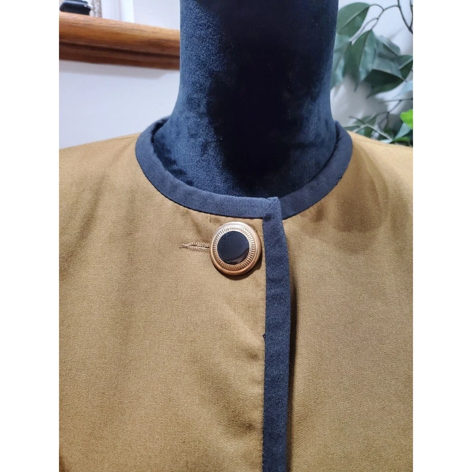 Chaqueta informal de colección Oleg Cassini para mujer de poliéster de un solo pecho manga larga 8 Foto 2 de 4