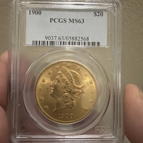 1900-S $20 Liberty Gold Double Eagle MS-63 PCGS Collectible Coin
