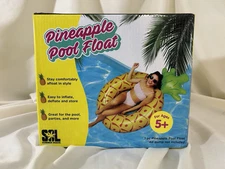 NEW Pineapple Pool Float 5 Foot Adult Sized Summer Accessories Pool Party Decor