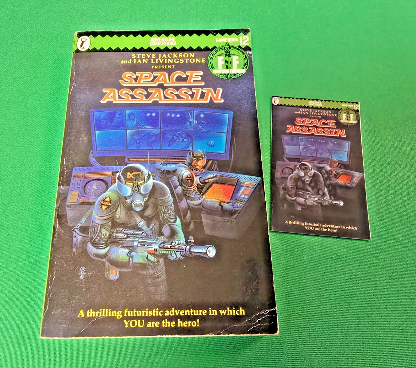 Space Assassin ***VGC 1st/1st EDITION!!*** Fighting Fantasy Puffin #3