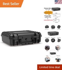 Protective Waterproof Hard Case with Custom Foam - Ideal for Cameras Drones