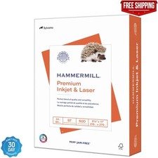 Hammermill Printer Paper, Premium Inkjet  Laser Paper 24 Lb, 8.5 X 11