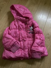 Pink Minnie Mouse Child’s Coat, Size 2 Years