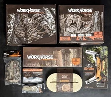Tethrd Grit Realtree Saddle Kit Workhorse Sticks XL Platform Combo Package New
