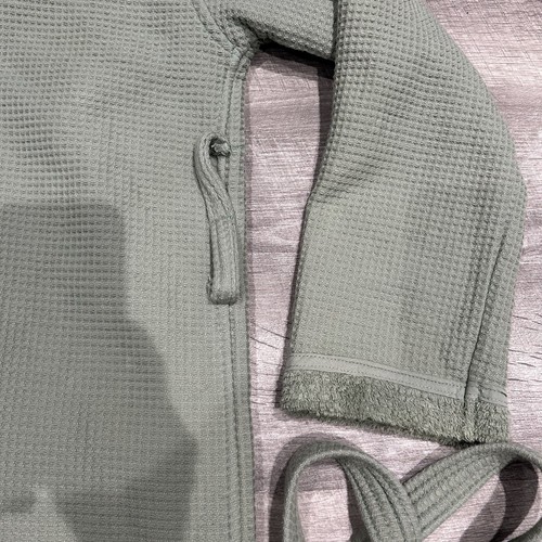 Accappatoio donna Sand Cloud micro waffle L/XL cotone biologico salvia lungo comodo LEGGI - Foto 15 di 22