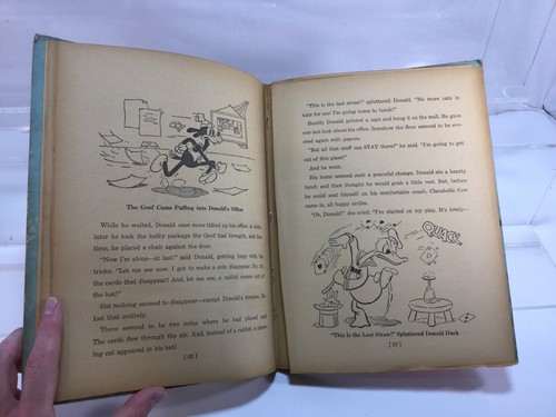 1937 Whitman Cardboard cover, Donald Duck Story Book #507 Very Rare cg - Picture 12 of 12