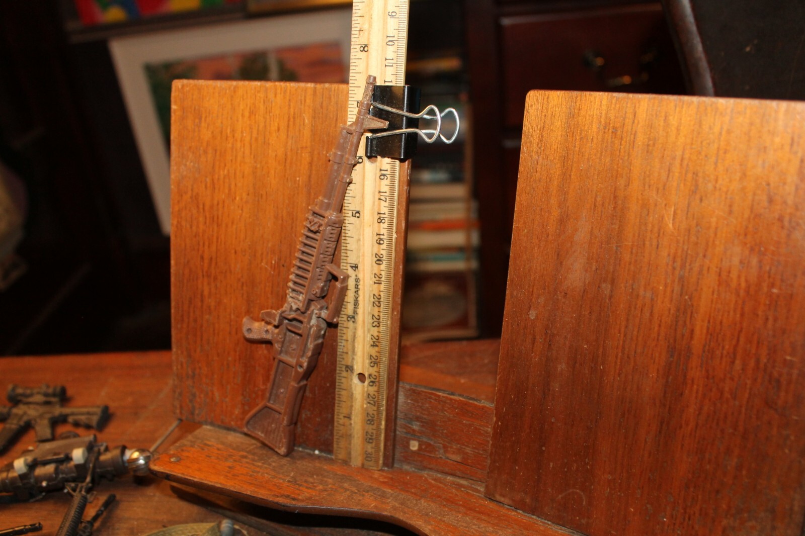 1/6 GI JOE Military Action Figure Accessory 12" Scale Machine Gun eBay