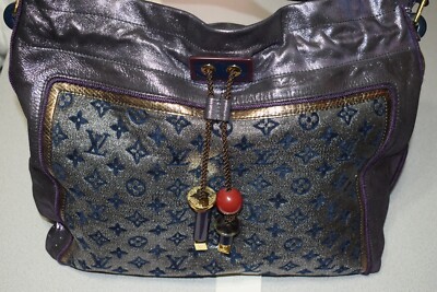 Louis Vuitton バッグ Louis Vuitton Lurex Bluebird Purple Python Ayers Snakeskin