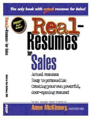 Real-Resumes for Sales, Paperback by McKinney, Anne (EDT), Brand New, Free sh...