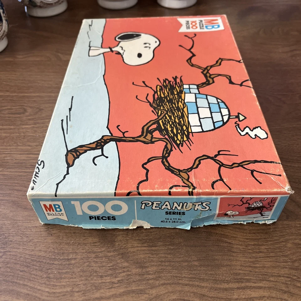 Rompecabezas MB Vintage Peanuts Series 4382-6, 100 piezas, usado Foto 4 de 4