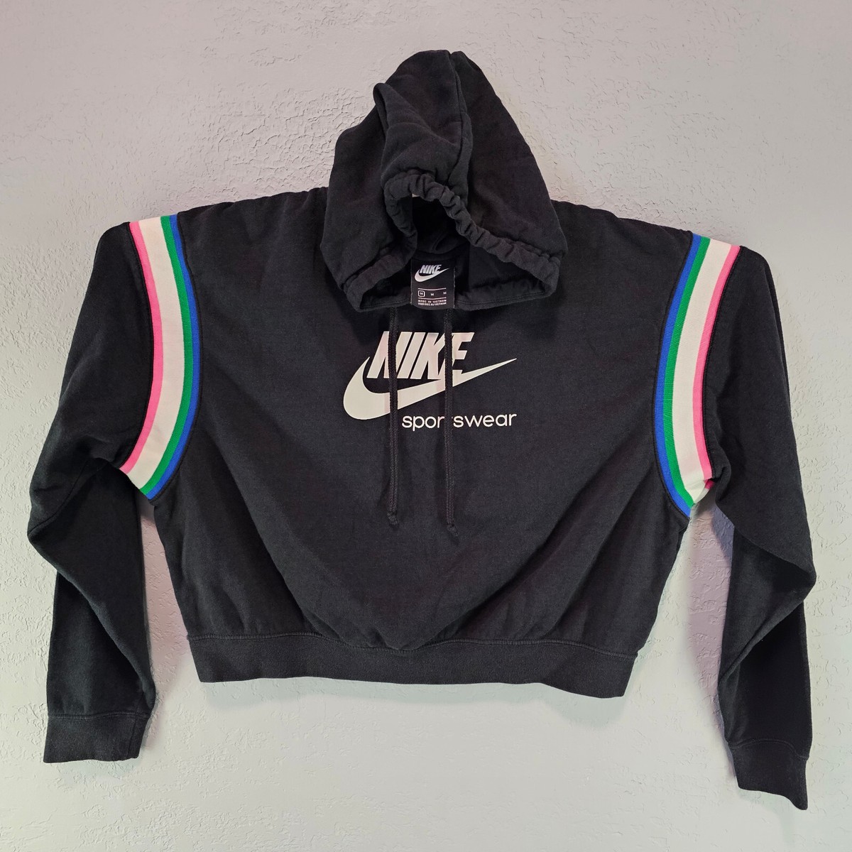 Nike Sportswear Nike Skateboard Striped Logo Hoodie Sweatshirt
