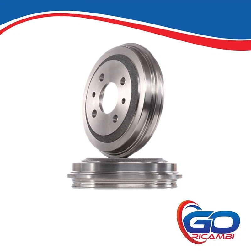 KIT COMPLETO GANASCE PIATTI + TAMBURI FRENO POSTERIORI FIAT Panda 4x4 DA 01/1993 - Immagine 4 di 4