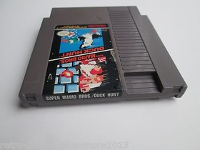 Super Mario Bros./Duck Hunt (Nintendo NES, 1985) Damaged Label (NTSC) Game Only