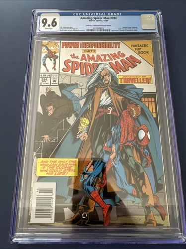 AMAZING SPIDER-MAN #394 CGC 9.6 Newsstand Collector Variant Marvel 1994