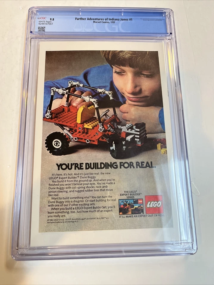 Otras aventuras de Indiana Jones (1983) # 1 (CGC 9,8 WP SS) Foto 4 de 4