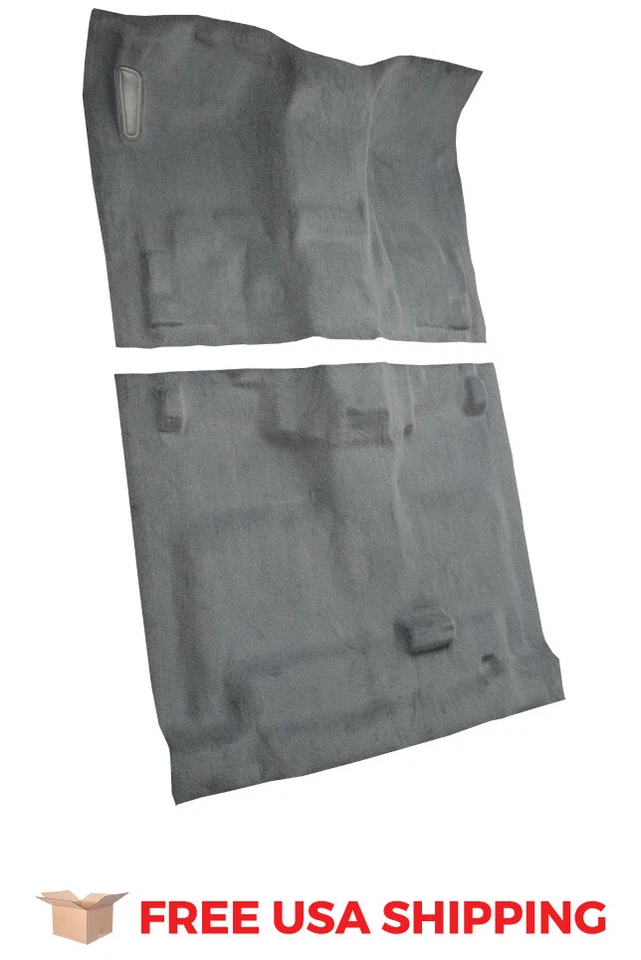 FITS 2015-2018 Chevrolet Silverado 3500 HD Crew Cab 2 & 4WD Cutpile Carpet - Image 2 of 3