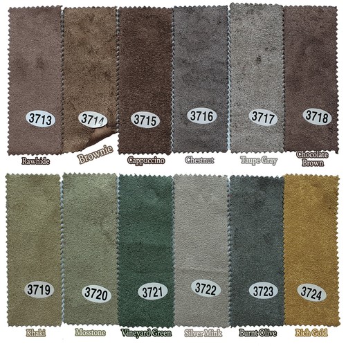HEAVY JACKET GRADE FAUX SUEDE LEATHER LIKE FABRIC CLOTH CAR UPHOLSTERY SOFA 60"W - Picture 88 of 552