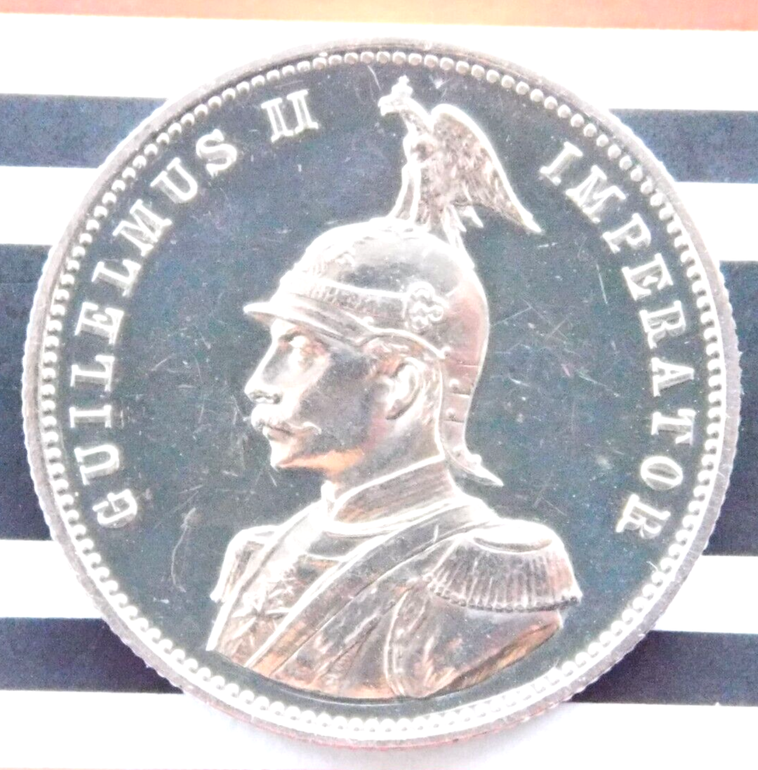 旧貨幣　ヨーロッパ　1.6キログラム GERMAN 1 RUPIE 1890 EAST AFRICA Imperator Wilhelm II. Silver Coin
