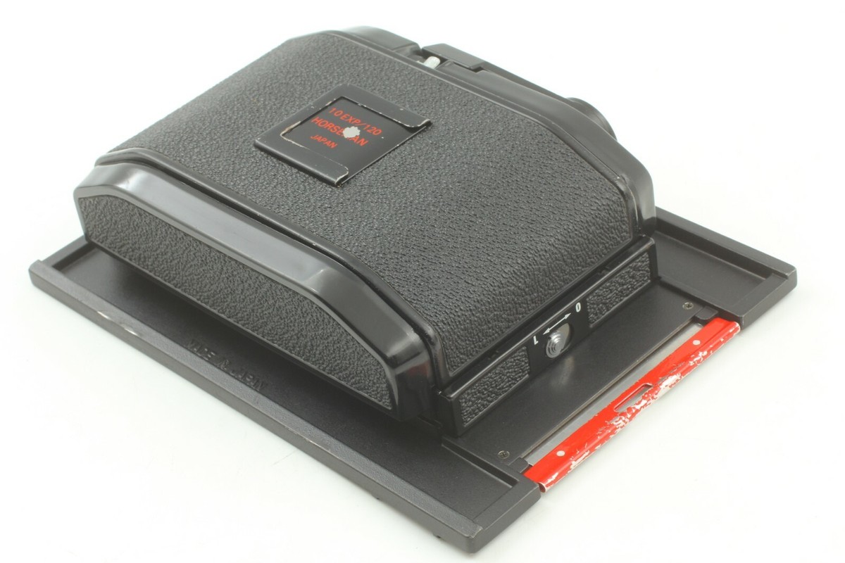 その他 Horseman 10EXP/120 6x7 Roll Back Holder Exc+5] Horseman 10EXP 120 6x7 Roll Film Back Holder for 4x5 Japan