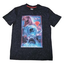 Universal Studios, E.T., Jurassic Park, Back To The Future, JAWS T-Shirt NEW