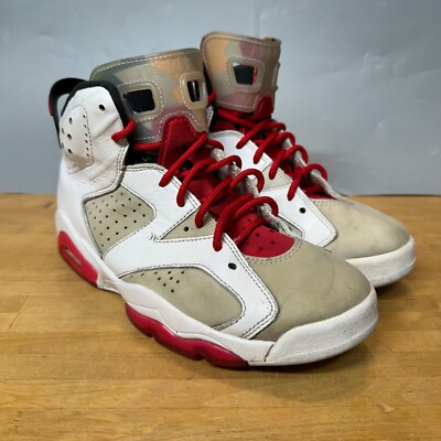 Air Jordan 6 Retro Hare White/Red/Black (CT8529-062) Size 7.5 | eBay