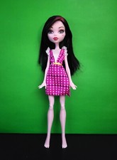 Monster High Doll Draculaura Pink Dress w/Hearts Mattel