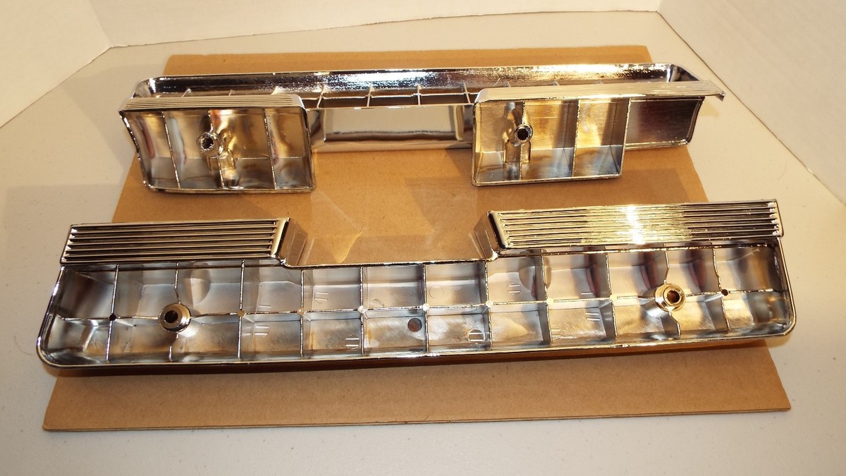 61〜64 インパラ　クローム　アイドラアーム　中古 1962-1963-1964 CHEVROLET CHROME INSIDE ARM REST BASES, 2 DOOR