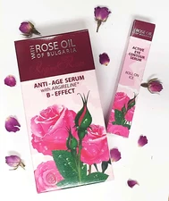 Rose oil Active Anti Wrinkle face serum + eye contour serum, Biofresh