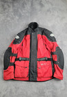 Joe Rocket Armored Ballistic Motorcycle Touring Jacket Large Removable Liner Red
