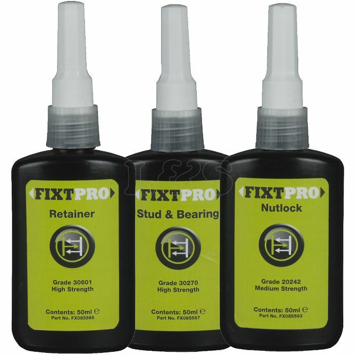 Assorted Pack of FIXT Anaerobic Adhesives - Large Bottles
