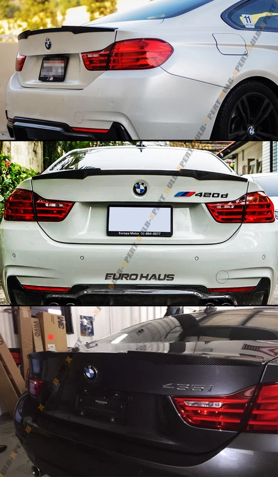 SE ADAPTA AL ALERÓN MALETERO FIBRA CARBONO BMW 428i 435i 440i 2014-2020 - estilo aspecto m4 Foto 3 de 3