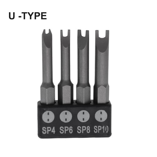 Broca de destornillador de forma especial tres puntos tipo Y/tipo U 4/5 piezas longitud 50 mm - Imagen 3 de 50