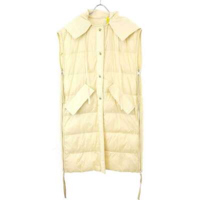 MONCLER - MONCLER GENIUS 1952 モンクレールジーニアス CAMELLIAS GILET ロングダウンベスト F10941C50700 ベージュ 00 Moncler GENIUS 1952 CAMELLIAS GILET LONG DOWN VEST