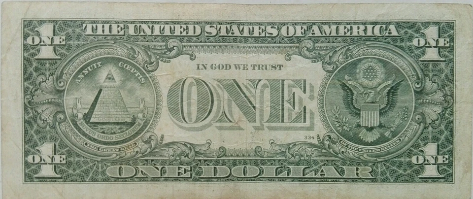 USA 2009 Series $1 Note G 93044368 I - Image 2 of 2