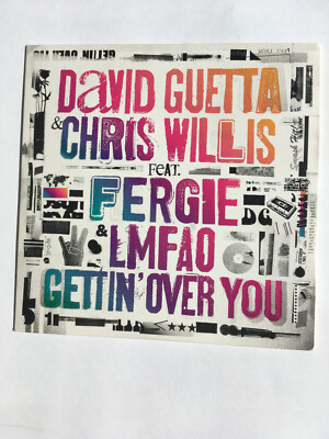 CD SINGLE DAVID GUETTA CHRIS WILLIS GETTIN' OVER YOU FERGIE LMFAO BLACK EYED PEA