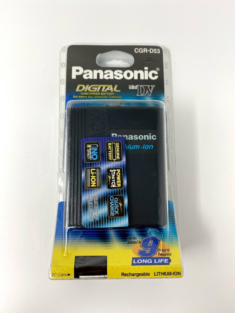 Genuine Panasonic CGRD53 For Digital Camcorder Battery / Charger Kit